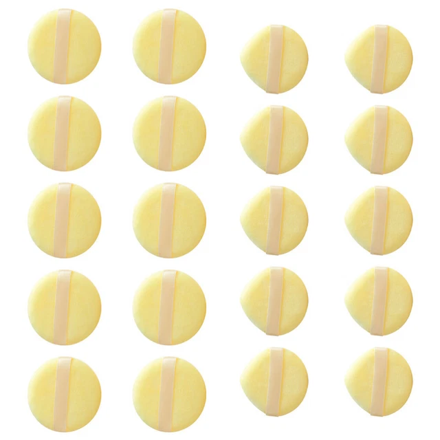 1 Juego Prácticos Polvos Secos Niñas Maquillaje Polvo Puffs Maquillaje