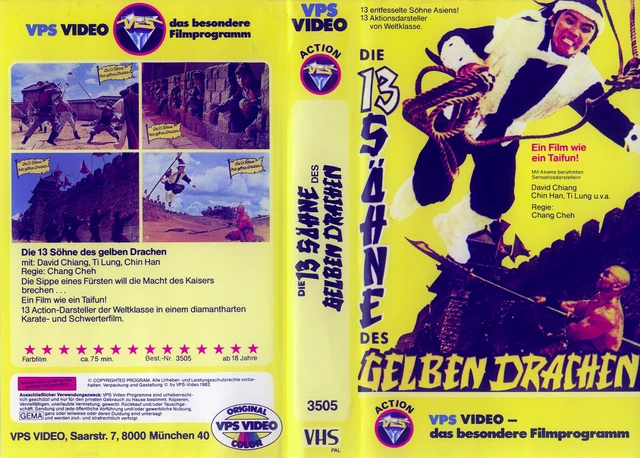 vhs-dvd-die-13-s-hne-des-gelben-drachen-heroic-ones-deutsch-1973