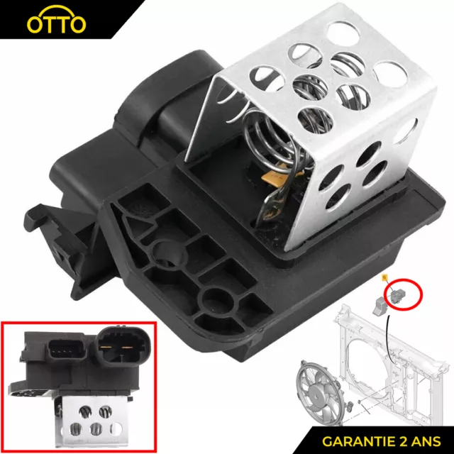 Régulateur Module Déclenchement Ventilateur Moteur pour 208 C3 407 1267J6 J4 Régulateur Module Déclenchement Ventilateur Moteur pour 208 C3 407 1267J6 J4