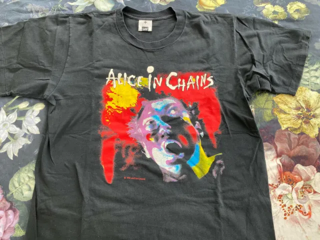 Alice In Chains Facelift Tour Shirt 1990 Original Xl Lee Usa Grunge Nirvana