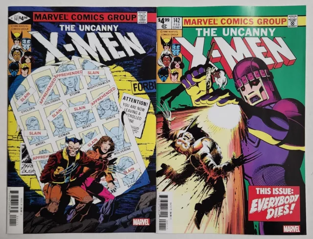Uncanny X-Men #141-142 NM Days Of Future Past 4 1st Apps Marvel Key Facsimiles