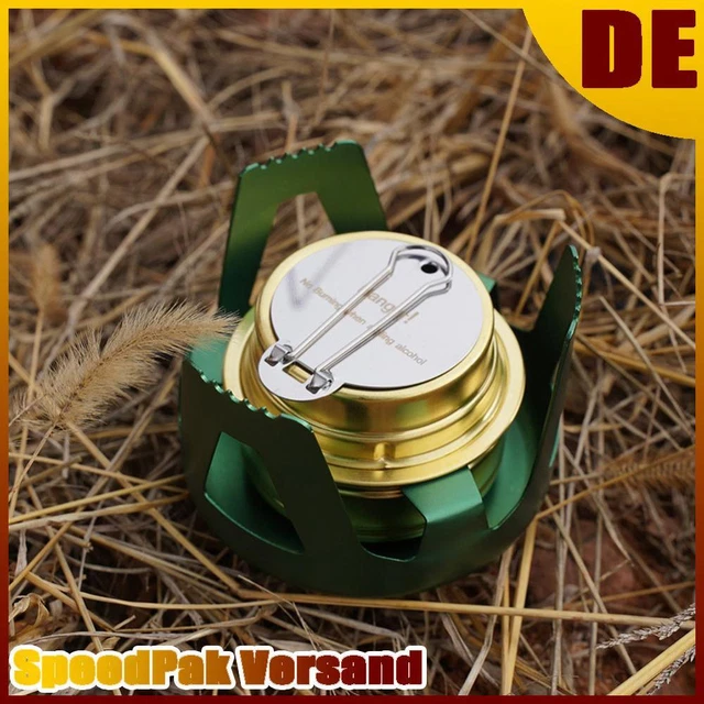 ❥ LONGSHENGDA Mini Split Alkohol Herd Outdoor Camping Tourist Kochherd mit Stand