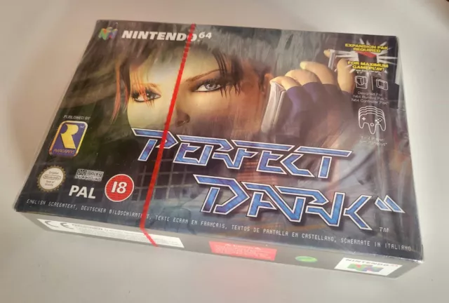 N64 Game Perfect Dark - PAL Version - Brand New Sealed - Mint Condition