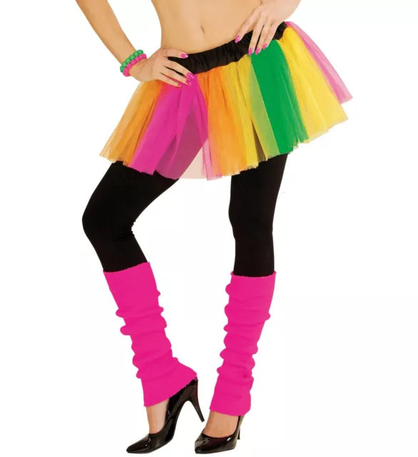 Tutu Neon Bunt Rock 80er Jahre Petticoat Karneval  Tüllrock Ballett 120584713