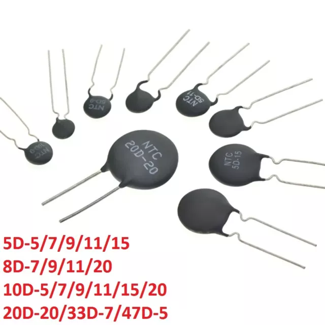 NTC Series Thermistor Resistor Temperature Sensor 5D-5 8D-9 10D-11 8D-20 20D-20