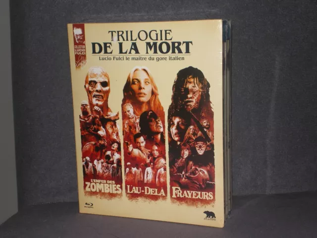 Blu-ray Coffret Trilogie de la Mort Lucio Fulci L'ENFER DES ZOMBIES RARE NEUF