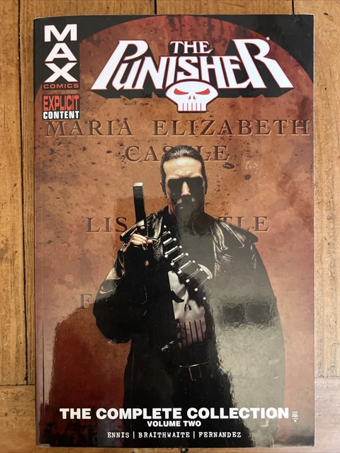 PUNISHER MAX: THE COMPLETE COLLECTION VOL. 1st Printing Garth Ennis Excellent