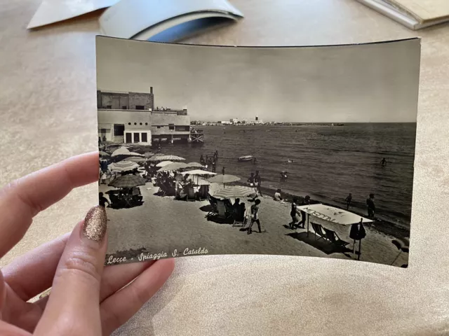 Cartolina Lecce Spiaggia S. Cataldo Non Viaggiata 77