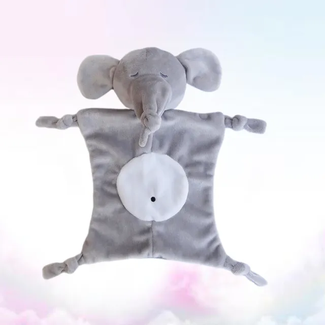 Asciugamano ciuccio 28 cm giocattolo a forma di elefante bambino peluche ciuccio bambino