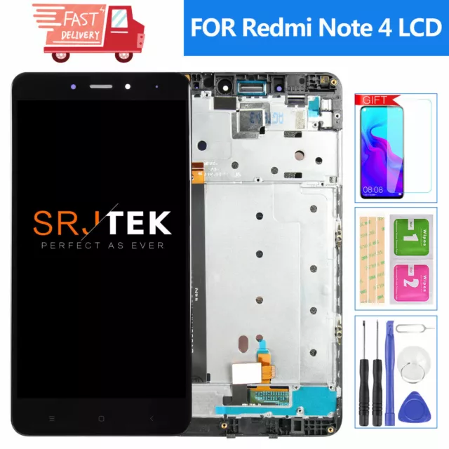 5.5" For Xiaomi Redmi Note 4 Screen Replacement Note 4 LCD Display Touch Frame