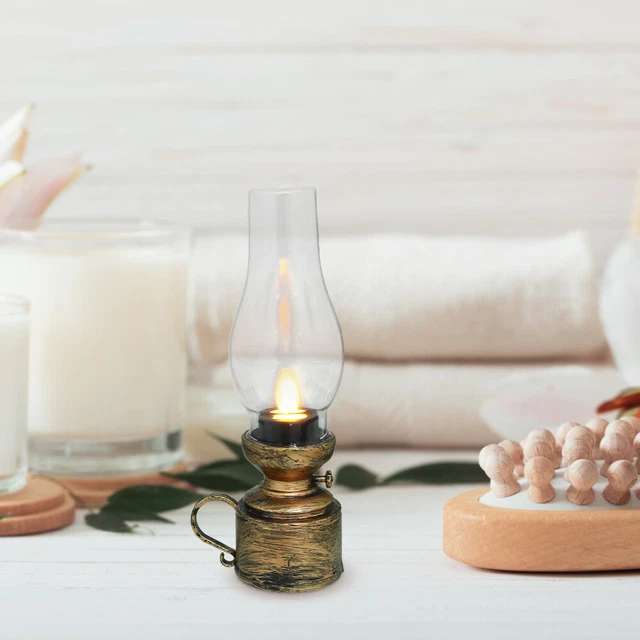 TABLE KEROSENE LAMP Oil Decoration Retro Electronic £7.68 PicClick UK