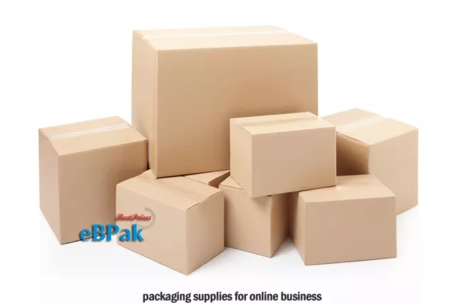 25x Mailing Box 200 x 200 x 200mm Regular Slotted Shipping Carton Cube Square 3