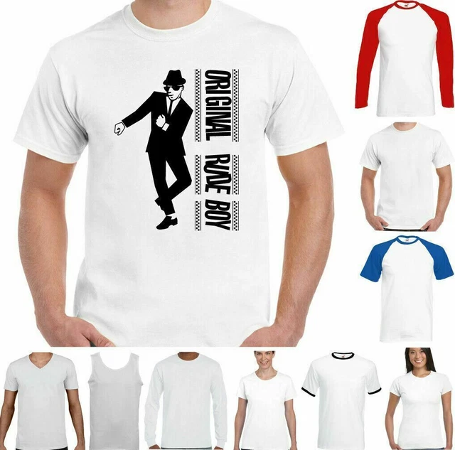 2 Tono T-Shirt Originale Maleducato Ragazzo Bicolore 2Tone Records Unisex