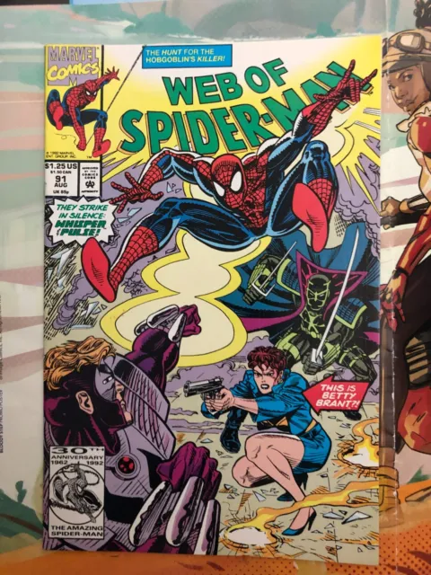 Web of Spider-Man 91 Vol 1 NM- Marvel Comics 1992