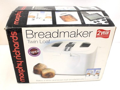 morphy richards twin loaf breadmaker model 48270