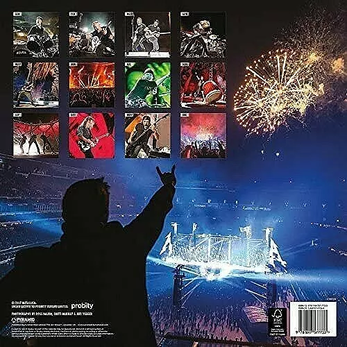 METALLICA - 2018 Official Wall Calendar (12"x12", Mint Sealed) 2