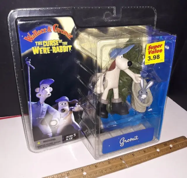 Wallace & Gromit Curse of Were Rabbit Mcfarlane 2005 - Figure Gromit