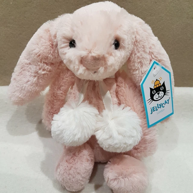 NEW JELLYCAT SMALL Snow Bunny blush peach Rabbit Soft Toy Christmas £47 ...