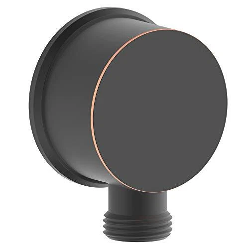 Derengge SA-0045-ORB Round Handheld Shower Wall Supply Elbow, Wall-Mount Hose