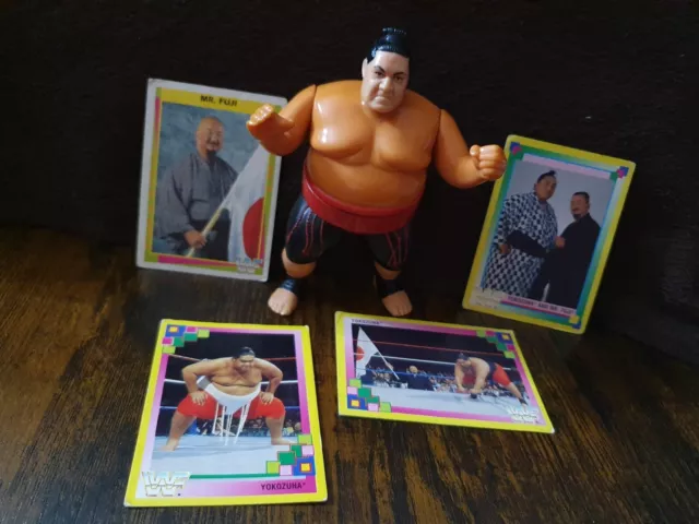 WWE WWF Hasbro Figur Wrestling Yokozuna 90er, Serie 8