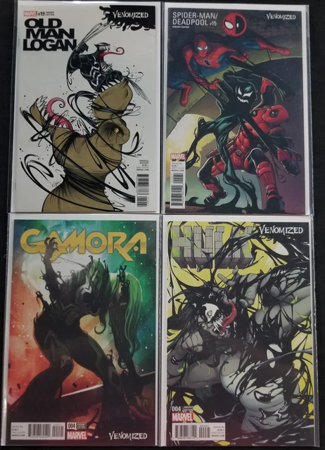 Marvel Misc 4PC LOT Venomized Variant Covers (9.0-9.2) 2017