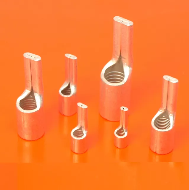 High Quality Non Insulated Copper Tube Cable Blade Pin Terminals - Heavy Duty