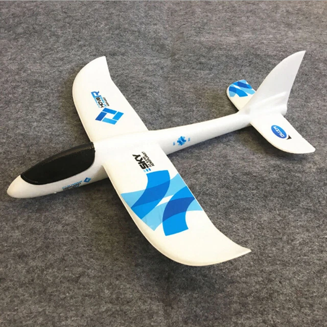 48cm DIY Hand Throw Flying Glider Planes Toys For Children Foam Aeroplane Mo  ZC