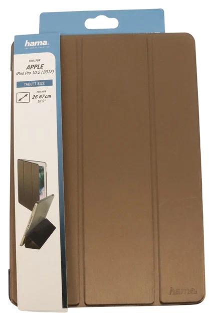 Hama Tablet-Schutzhülle Fold Clear für Apple iPad Pro 10.5 (2017) braun braun