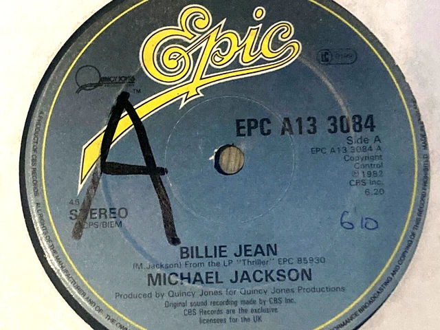 MICHAEL JACKSON - Billie Jean - House 80S 12” Vinyl Record Buy 1 Get 1 ...