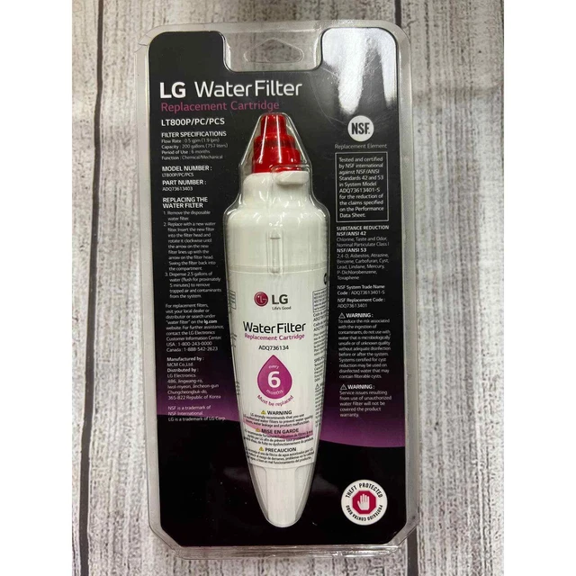 NWB LG LT800P/PC/PCS Replacement Cartridge Water Filter