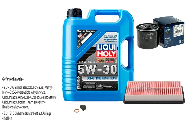 MANN-FILTER Ölfilter 6 L LIQUI MOLY 5W-30 Longtime Für Mazda CX-5