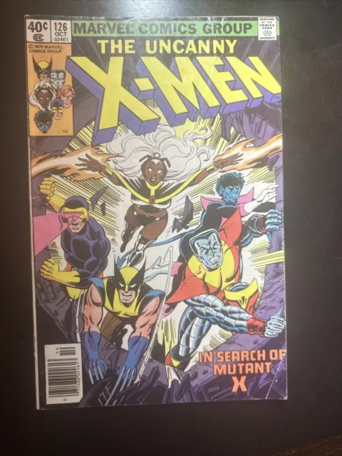 The Uncanny X-Men #126 Oct, 1979 Marvel Comics - In Search Of Mutant X