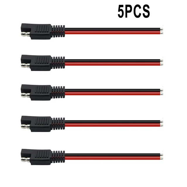 Fiche F GINTOOYUN Cu00e2ble EC5 Vers SAE, Fiche EC5 F/M Vers , Cu00e2ble D'alimentation Automobile 10AWG Pour Batteries De Panneau Solaire De Voiture Connecteur Sae