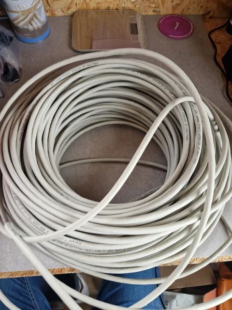 Aussenbereich CAT6 Ethernet Netzwerkkabel Internet Gigabit Patch LAN Kabel 100m