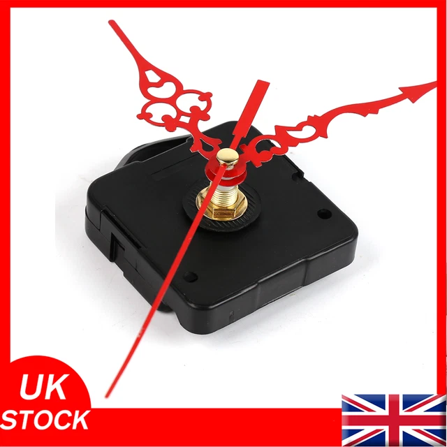 QUARTZ DIY CLOCK mechanism movement Kit LARGE Hands Wall clock £5.73 PicClick UK