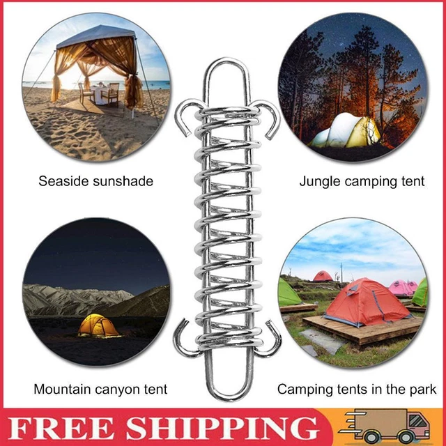 Windseil-Schnalle, für Outdoor, Camping, mit Federhaken, 5 Stück