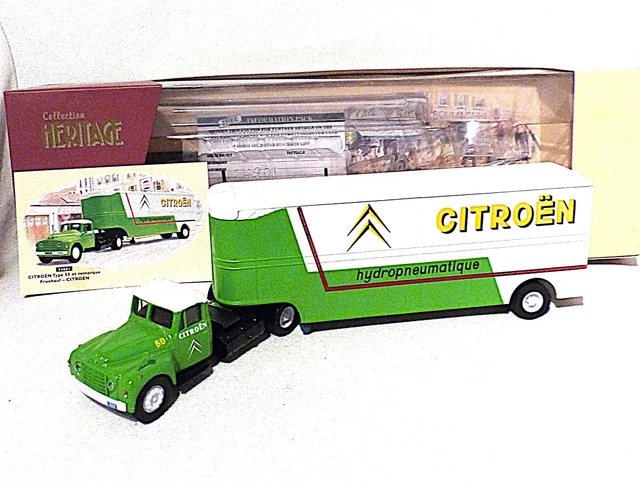 Miniature Corgi Heritage – Citroën Type 55 Avec Remorque Fruehauf – Échelle 1/50 – Neuf