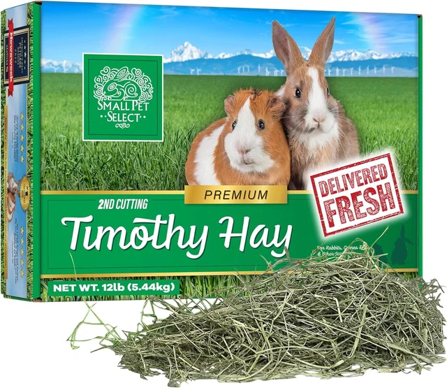 Small Pet Select 2nd Cutting Perfect Blend Timothy Hay Pet Food for Rabbits