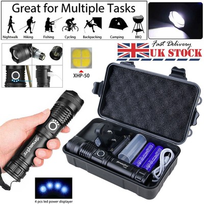 16 leds flashlights 2in1 working torch 4 modes 186 –... MOST POWERFUL FLASHLIGHT 990000LM XHP50 LED Zoom Torch+3.7V ...