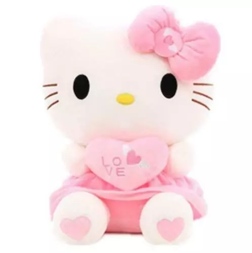 30CM Cute/ Hello Kitty Pink Love Giant Huge Stuffed Plush Animal Toys Doll Gifts
