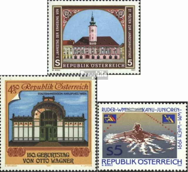 Österreich 2034,2035,2036 (kompl.Ausgaben) postfrisch 1991 Sondermarken