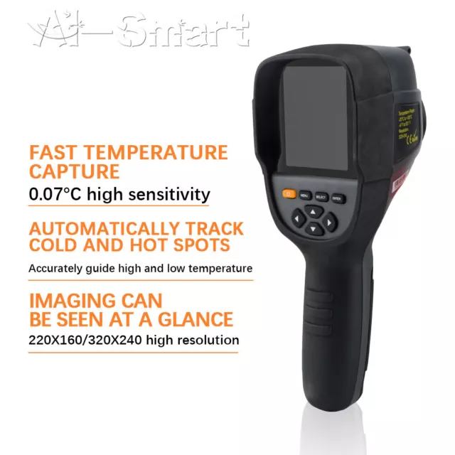 Handheld Digital Infrared Thermal Imaging Camera Thermometer IR Thermometer New