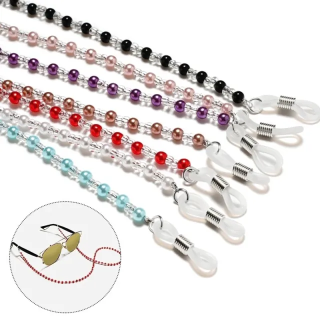 Beads Lanyard Strap Necklace Eyeglass Chain Reading Glasses Sunglasses Eyewear