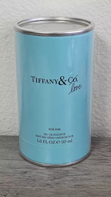 Tiffany & Love by Tiffany & Co. 1.6oz / 50ml EDT Spray NIB Sealed For Men