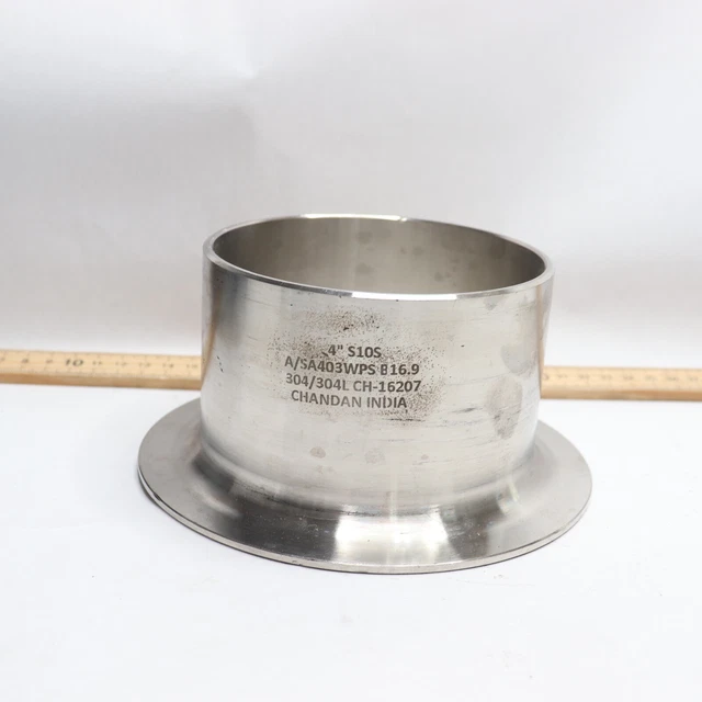 Stub End Butt Weld Stainless Steel 4" S10S