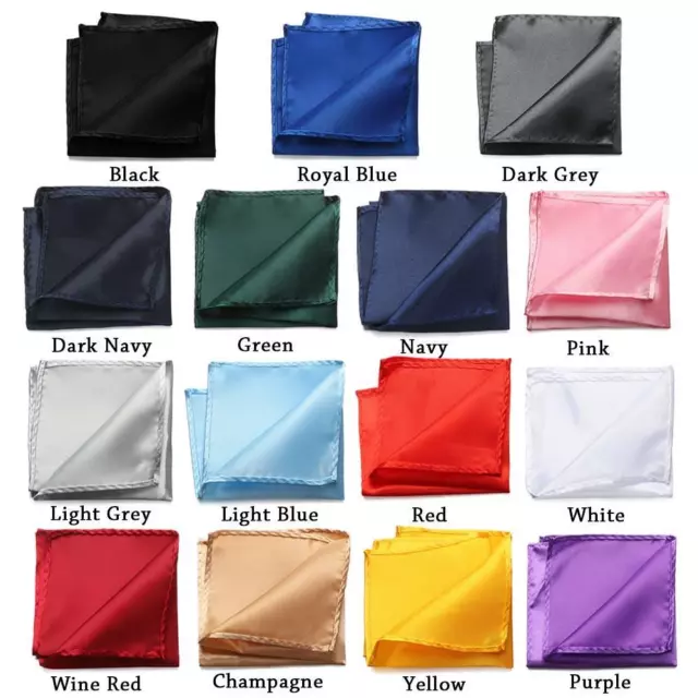 Supplies Mens Suits Pocket Pocket Square Plain Suits Pocket Satin Handkerchief