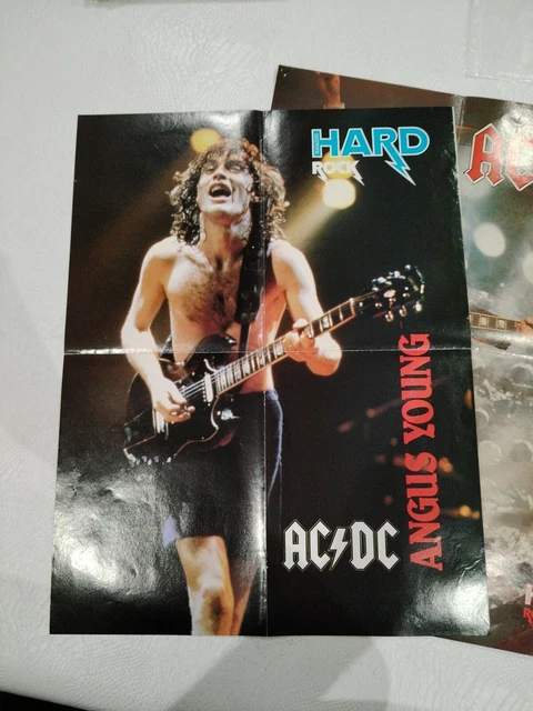 AC/DC -ANGUS 2 POSTERS (Hard Rock Magazine) EUR 5,00 - PicClick FR