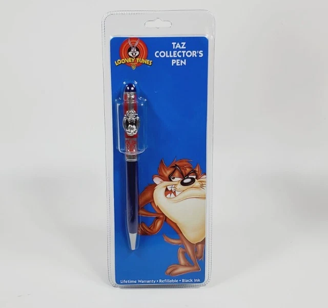 1999 Looney Tunes Taz Collectors Refillable Ball Point Pen USA
