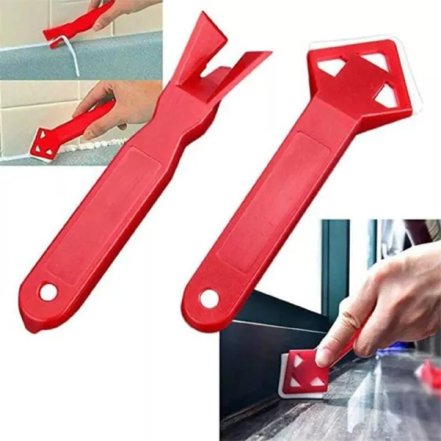 Silicone Caulking Tool Removal Residue Scraper Kit Sealant Replace Scraper Set 2