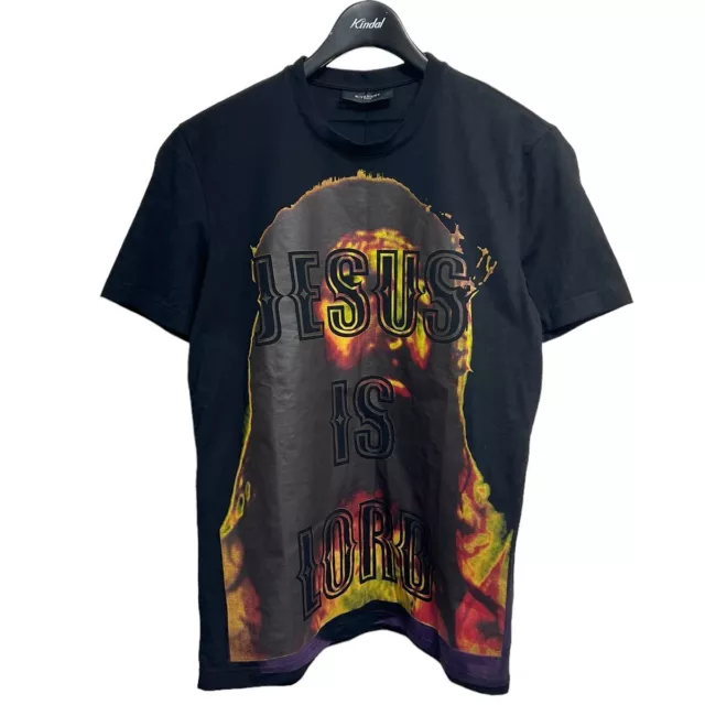 Givenchy 16Ss Christ Graphic T-Shirt Jesus Is Lord Tee Black Size M 130324